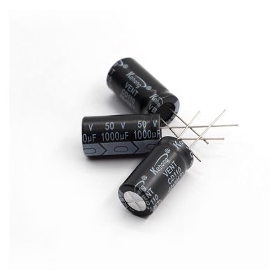 1000UF50V 13 * 25 PET Plug-in Capacitor 50V1000UF Aluminum electrolytic Capacitor