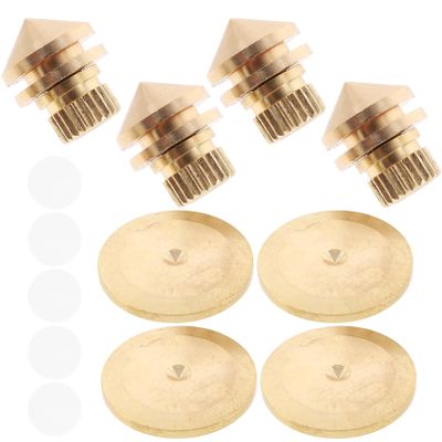 Hoement 4pcs Speaker Spike Feet Kit for Audio Equipment Sound Isolation Pad for Subwoofer Elegant Design