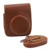 Fydun PU Leather Protective Case for Mini 90 Camera Storage Bag with Shoulder Strap (Brown) view 4