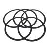 6 Pcs Speaker Surround Rings 230mm OD 202mm ID High Density EVA Foam Sealing Gasket for Speakers Subwoofers view 1