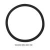 6 Pcs Speaker Surround Rings 230mm OD 202mm ID High Density EVA Foam Sealing Gasket for Speakers Subwoofers view 3