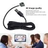 12MP USB Camera Module, 4K Mini UVC USB2.0 Video Webcam Board Built in Microphone, 90 Degree Lens, Auto Focus, 4 Way Connection view 4