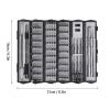 116 in 1 Precision Screwdriver Set Steel, Screwdriver Bit Magnetic Repair Tool Kit for Electronics, Computer, Phone, Watch, More, with Portable Storage Case view 2