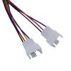 BOXUWFO HONGP PC Graphics Card 2.0 Motherboard PH2.0 4 Pin to 3/4 Pin CPU PWM Fan Adapter Cable Connector 1 to 2 Y Splitter Cord Tinned Copper view 4