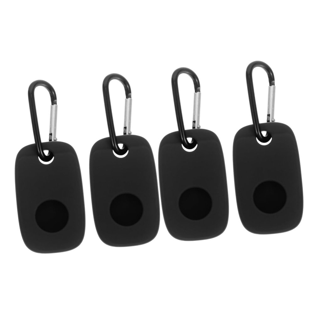 Veemoon 4pcs Silicone Keychain Cover Protective Case Compatible Tile Mate Silicone for Tracker Prevents Scratches and Bumps Accessory for Daily Use