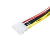 BOXUWFO HONGP IDE to SATA Cable Splitter 1 to 3 Extend SATA Male to Big 4 Pin Female Convert Wire PC Computer Hard Disk Power Cord Adapter view 4
