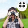 Homoyoyo 6Pcs Optics Binocular Caps Rubber Objective Binocular Lens Covers Rubber Eyepiece Cover Replacement Objective Lens Caps Set Black for Monoculars and Telescopes - Accessories 4.72X2.36X0.39In view 3