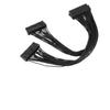 BOXUWFO HONGP 24Pin 1 to 2 Port Power Supply Extension Cable PSU Male to Female Splitter 24PIN Extension Cable view 1