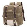 Camera Business Backpack Vintage Canvas DSLR Photography Shoulder Bag Outdoor Casual Rucksack Hiking Travel(Khaki) view 1