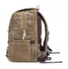 Camera Business Backpack Vintage Canvas DSLR Photography Shoulder Bag Outdoor Casual Rucksack Hiking Travel(Khaki) view 4
