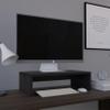 19" Wide Monitor Stand Riser, Laptop Stand for Desk, Laptop Riser, Desk Organizer for Monitor, Computer Stand for Laptop, PC, Printer, for Home Office Black view 1