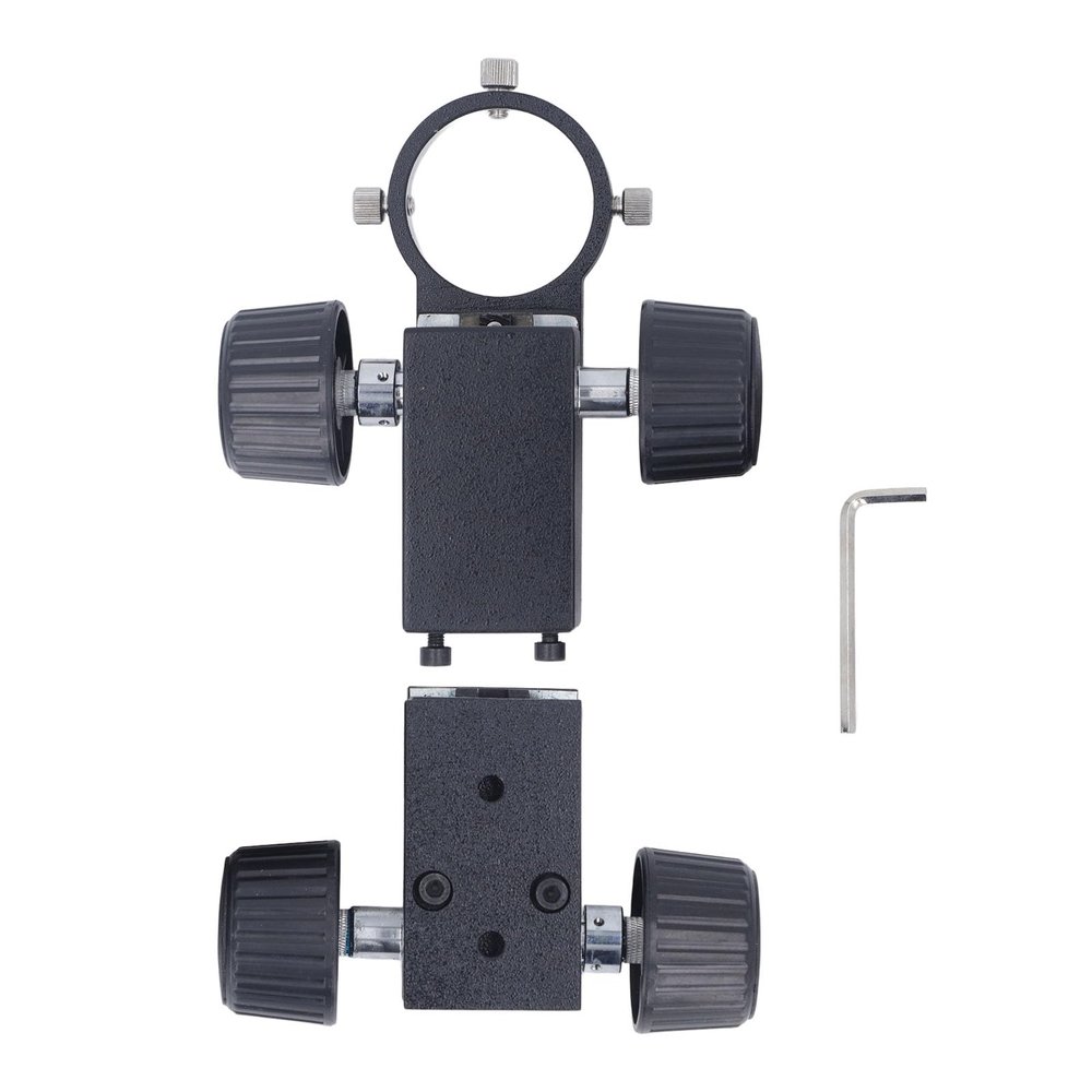 Microscope Adjustment Bracket Tabletop Mount Stand XY Horizontal Vertical Adjustable Industrial Lens Holder for Precision Inspection Workbench