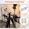 PATIKIL Camera Spigot Screws Converter 1/4" to M6 Male to Male, 6 Pack Tripod Screw Adapter Spigot Stud for Light Stand Hot Shoe Cold Shoe Adapter Ball Head Flash, Silver view 3