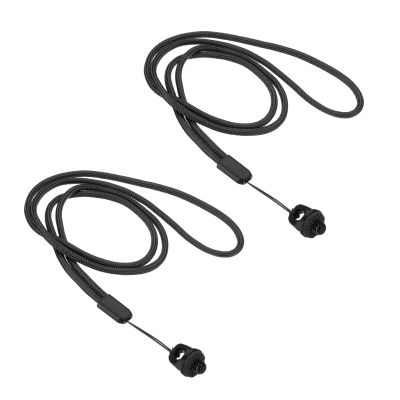 PATIKIL Camera Wrist Strap Lanyard, 2 Pcs Camera Hand Wristband Straps with 1/4" Screw for Action Cameras 360 Selfie Stick, Black