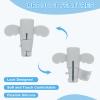 uxcell 24Pcs Charger Cable Protector, Silicone Flexible Cute Wing Cable Saver, Wire Cord Organizer Wrap Accessories for Cell Phone Headphone Earphone USB with Charging Cable Ends, Gray view 3