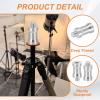 PATIKIL Camera Spigot Screws Converter 1/4" Female to M8 Male, 3 Pack Tripod Screw Adapter Spigot Stud for Light Stand Hot Shoe Cold Shoe Adapter Ball Head Flash, Silver view 3