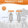 PATIKIL Camera Spigot Screws Converter 3/8" to 1/4" Male to Male, 3 Pack Tripod Screw Adapter Spigot Stud for Light Stand Hot Shoe Cold Shoe Adapter Ball Head Flash, Black view 2