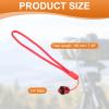 PATIKIL Camera Wrist Strap Lanyard, Camera Hand Wristband Straps with 1/4" Screw for Action Cameras 360 Selfie Stick, Red view 2
