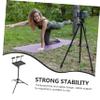 NULYLU Stable Laptop Projector Stand Adjustable Height Tripod Live Broadcast Bracket Phone Holder for Outdoor Use view 4