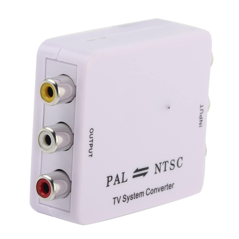 NutriEss PAL NTSC SECAM Converter 1080P TV Video System Adapter Bi Directional Switcher for Home Entertainment and Professional Use