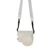 BMAOLLONGB ZV-E10 Case, Handmade PU Leather FullBody Camera Case Bag Cover for Sony Alpha ZV-E10 Bottom Opening Version + Neck Strap (White) view 2
