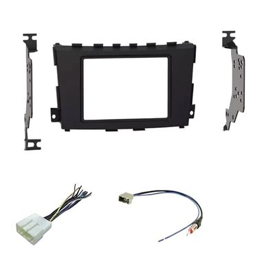 Double Din Car Stereo Install Dash Kit, Wire Harness, and AM/FM Radio Antenna Adapter -Made for Nissan: 2013 Altima Sedan Only, 2014 2015 2016 2017 2018 Altima
