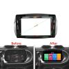 AYYDXRK 9 Inch 2 Din Android Head Unit Car Radio Frame Kit Compatible with Smart Fortwo 2015-2017 Auto Stereo Dash Fascia Trim Bezel Install Mount Kit view 3