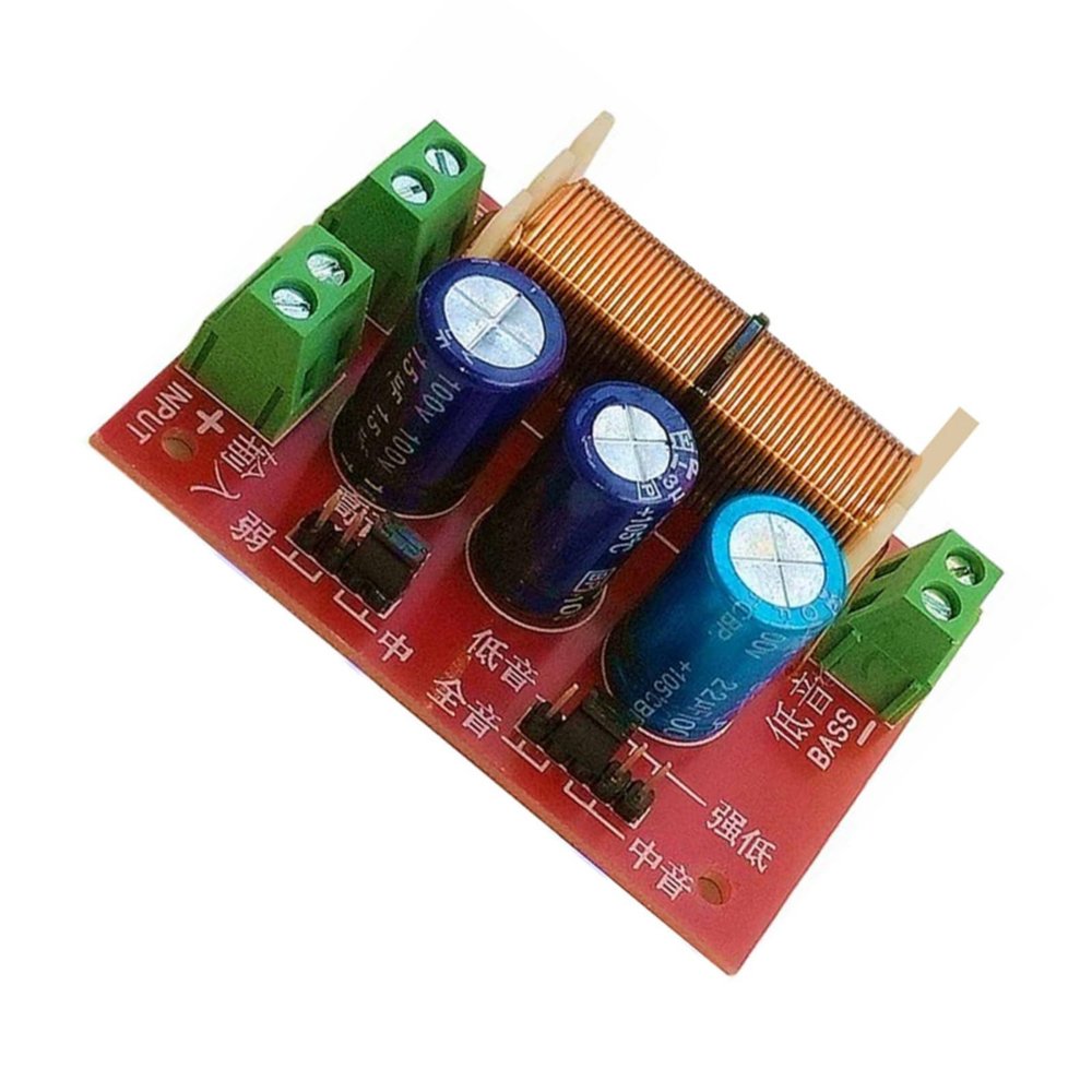 400W Speakers Frequency Divider with Adjustable Trebles and Bass for Optimals Sound Large Capacity Reasonable Design