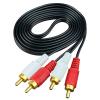 2RCA to 2RCA Cable, 2 RCA Male to 2 RCA Male Stereo Audio Cable, RCA Audio Cable for Car Audio Video Cord, Hi-Fi Systems, Amplifiers, Speakers, Home Theater, HDTV, Gaming Consoles, 4.6ft view 1