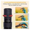 10-300XZoomHDPortableStrongBinocularsLongRangeProfessionalSpyglassMonocularTelescopeLowNightVisionForHunting(Set-Black)(10300x) view 4