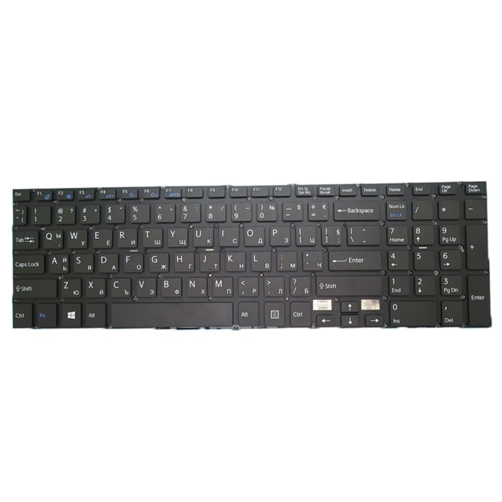 Bulgaria BG Laptop Keyboard for Sony SVF15A 9Z.NACBQ.00B 149242211BG Black with Backlit