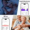momots Smart Ring for Fitness & Health Tracking,Heart Rate/Blood Oxygen Monitor,5ATM Waterproof,Sleep Analysis, Pedometer-No APP Subscription Compatible with iOS&Android (Silver, 9) view 4