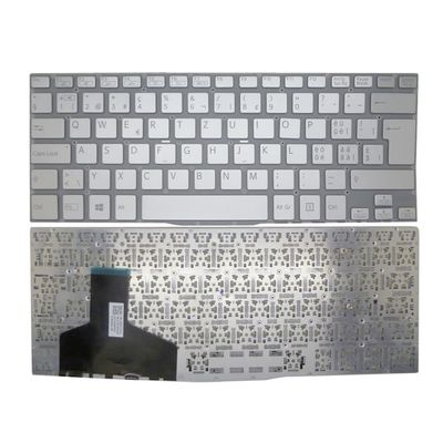 Swiss SW Laptop Keyboard for Sony SVF13N SVF13N1J2R SVF13N1L2E SVF13N1L2R SVF13N1X2E SVF13N1X2R SVF13N1Y9E SVF13N2A4E Silver Without Frame