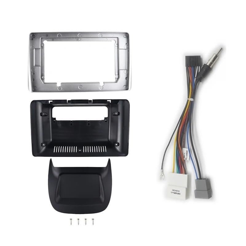 AYYDXRK 2 Din Car Radio Fascia Compatible with Sentra 2001-2006 Auto Stereo Audio Player DVD Panel Dash Kit Frame Center Console Holder Install Mount Kit(Fascia and Cable,10.1 inch)