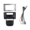 AYYDXRK 2 Din Car Radio Fascia Compatible with Sentra 2001-2006 Auto Stereo Audio Player DVD Panel Dash Kit Frame Center Console Holder Install Mount Kit(Fascia and Cable,10.1 inch) view 1