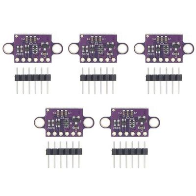 ACEIRMC VL53L0X Time-of-Flight (ToF) Laser Ranging Sensor Breakout 940nm GY-VL53L0XV2 Laser Distance Module I2C IIC (5pcs Purple)