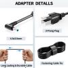 120W AC Charger Fit for HP USB-C Dock G5 5TW10UT 5TW10AA,Universal Dock G2 5TW13AA Envy 15 17 Series Omen 15-5000 5100 5200,Docking Station G4 TB3 Docking Station 710415-001 L41856-001 view 2