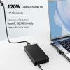 120W AC Charger Fit for HP USB-C Dock G5 5TW10UT 5TW10AA,Universal Dock G2 5TW13AA Envy 15 17 Series Omen 15-5000 5100 5200,Docking Station G4 TB3 Docking Station 710415-001 L41856-001 view 4