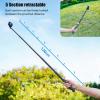 Mtlavishness 5 Portable 3344 47.2In Carbon Fiber Selfie Stick 5 Sections Retractable Portable Selfie Stick with 1 4 Threaded Port for Panoramic Camera view 4