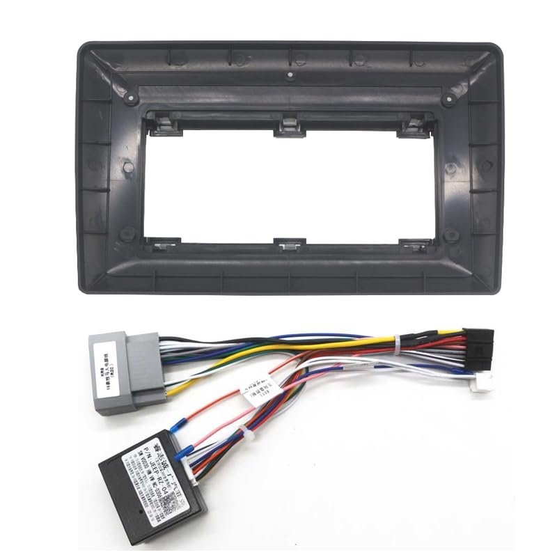 AYYDXRK 10.1 Inch Car Radio Fascia Video Panel Player Audio Dash 2 Din Frame Dashboard Mount Kit Install Mount Kit(Fascia Cable canbus)