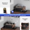 All in One Vinyl Record Player,Bluetooth Turntable Built in 4 Stereo Speakers Phono Preamp,High Fidelity Turntables for Vinyl Records with Magnetic Cartridge AT-3600L,2-Speed,33/45RPM,USB PC Recording view 4