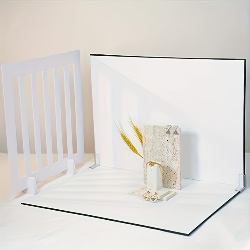 10PCS Photography Backdrop Kit 16x11.5 Durable Cardboard Background Boards with 16 Unique Double-Sided Patterns Flat Lay Photo Backdrops for Food, Jewelry, Skincare & Small Product Photography