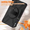 Tablet Protective Case Cover Compatible with Samsung Galaxy Tab S10 Plus 12.4" 2024 SM-X820/X826B/X828U Case, Heavy Duty Rugged Shockproof Drop Protection Case with Pen Holder,Shoulder Strap Protectiv view 2