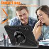 Tablet Protective Case Cover Compatible with Samsung Galaxy Tab S10 Plus 12.4" 2024 SM-X820/X826B/X828U Case, Heavy Duty Rugged Shockproof Drop Protection Case with Pen Holder,Shoulder Strap Protectiv view 4