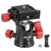 Avella V2 Professional Metal 360 Degree Rotating Ball Head with 1/4 inch Quick Release Plate and Bubble Level,up to 11pounds/5kilograms,for Tripod,Monopod,Slider,DSLR Camera,Camcorder view 1