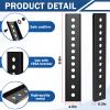 Vertical VESA TV Mount Extender Bracket Kit Compatible Designed for Low VESA Pattern TVs,Fits for TV Ceiling Mounts,Extension Bracket Plate view 2