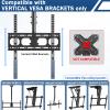 Vertical VESA TV Mount Extender Bracket Kit Compatible Designed for Low VESA Pattern TVs,Fits for TV Ceiling Mounts,Extension Bracket Plate view 3