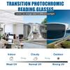 GHDBFMB Multifocus Photochromic Progressive Reading Glasses Men Blue Light Blocking Zero Top Multifocus Transition Tr90 Readers 2.0 view 2