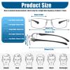 GHDBFMB Multifocus Photochromic Progressive Reading Glasses Men Blue Light Blocking Zero Top Multifocus Transition Tr90 Readers 2.0 view 4