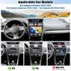 2G+64G Car Radio Stereo for Subaru Forester WRX Impreza XV 2013 2014 2015 with Wireless CarPlay Android Auto, Android 13 Head Unit, 9" Touch Screen Radio with GPS WiFi Bluetooth FM HD Backup Camera view 2